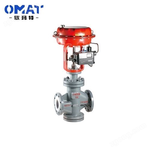 氣動襯氟單座調節閥