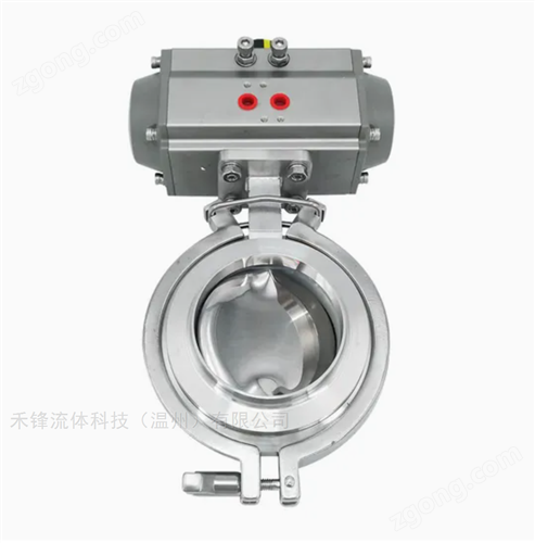 半自动气动卫生级蝶阀批发